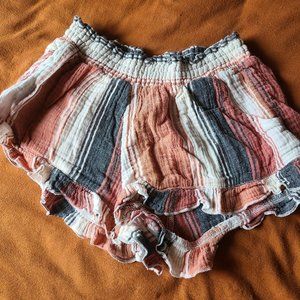 Striped muted colors shorts